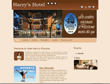 Tablet Screenshot of hotelharrys.com